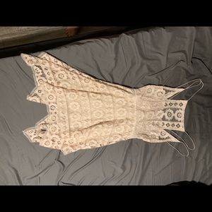 Free People lace mini dress